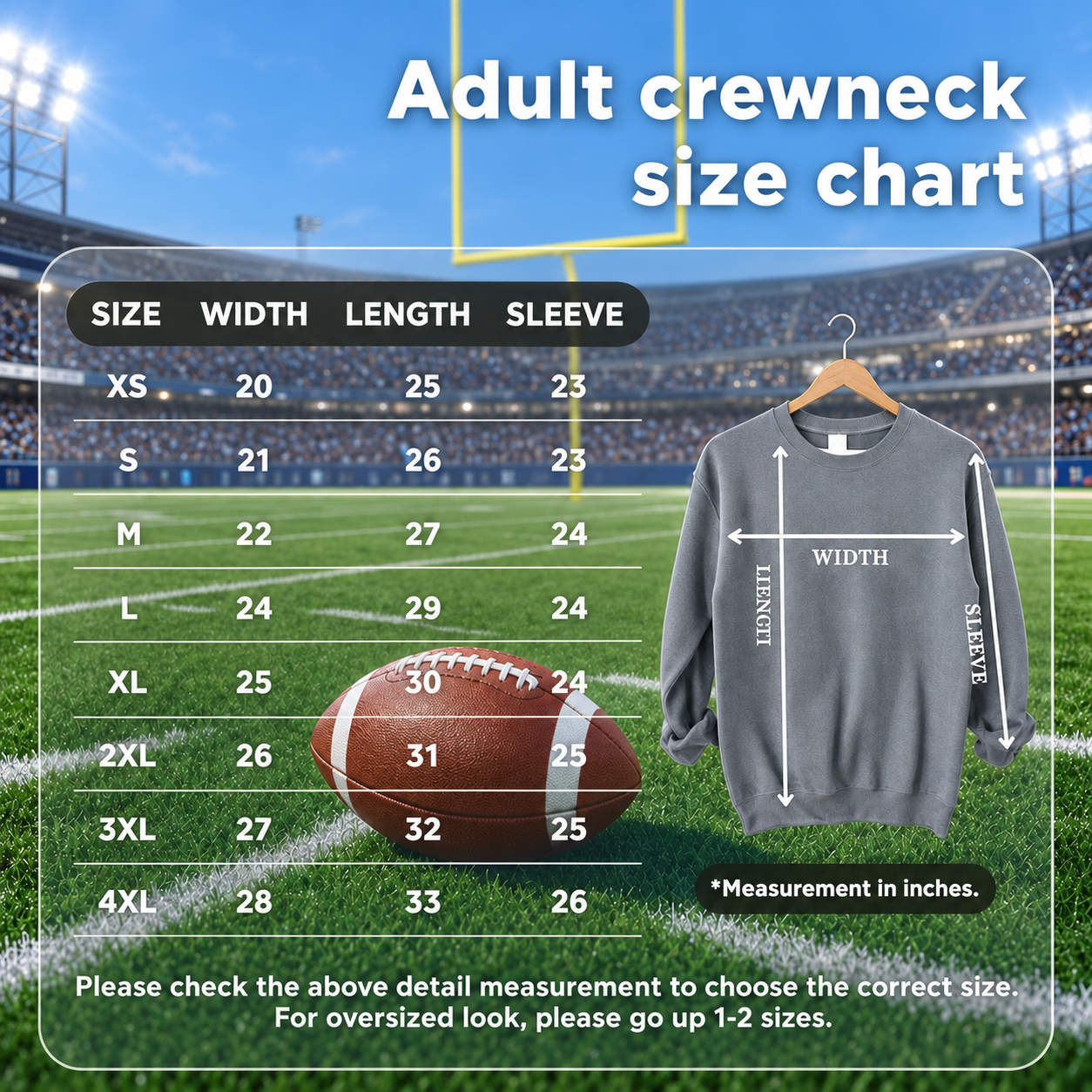 Custom Team Name, Number & Mascot Sweatshirt, Retro Game Day School Spirit Pullover with Bold Back Slogan