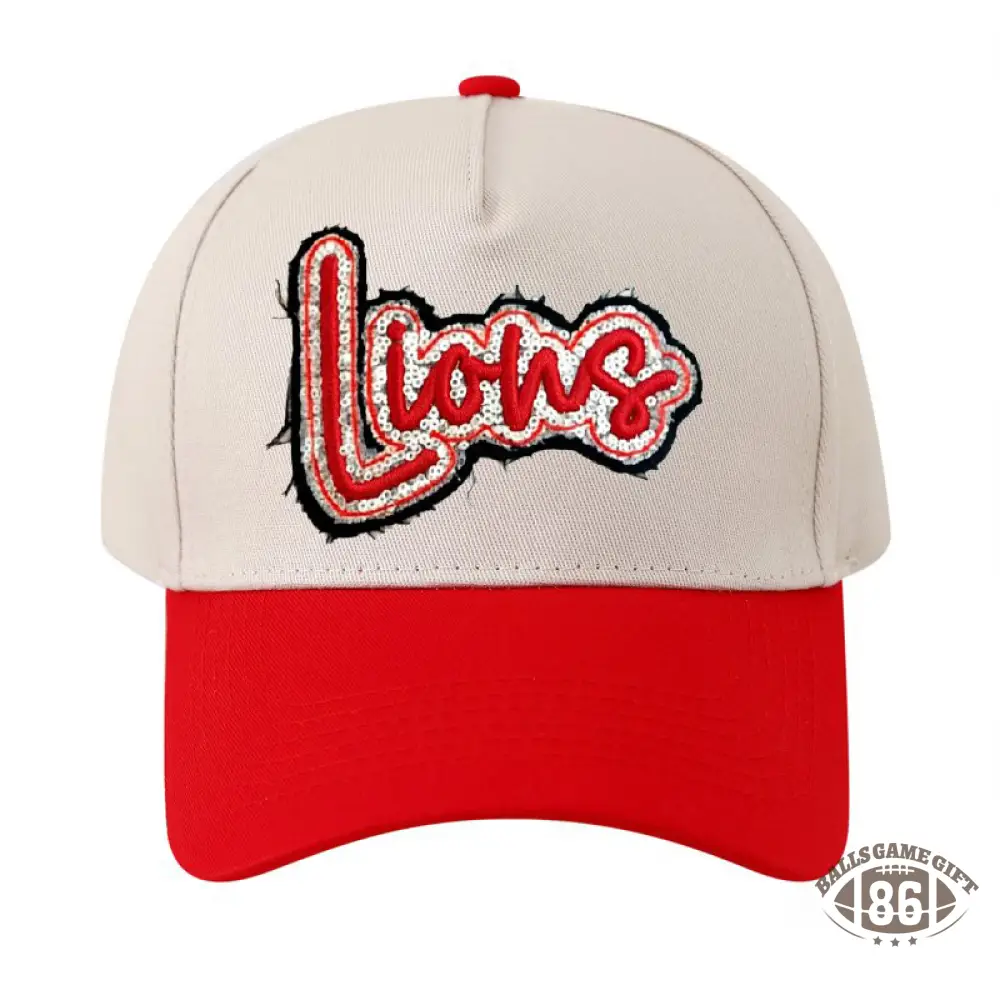 Custom Team Name Sequin Embridered Baseball Cap Sport Lover Hat