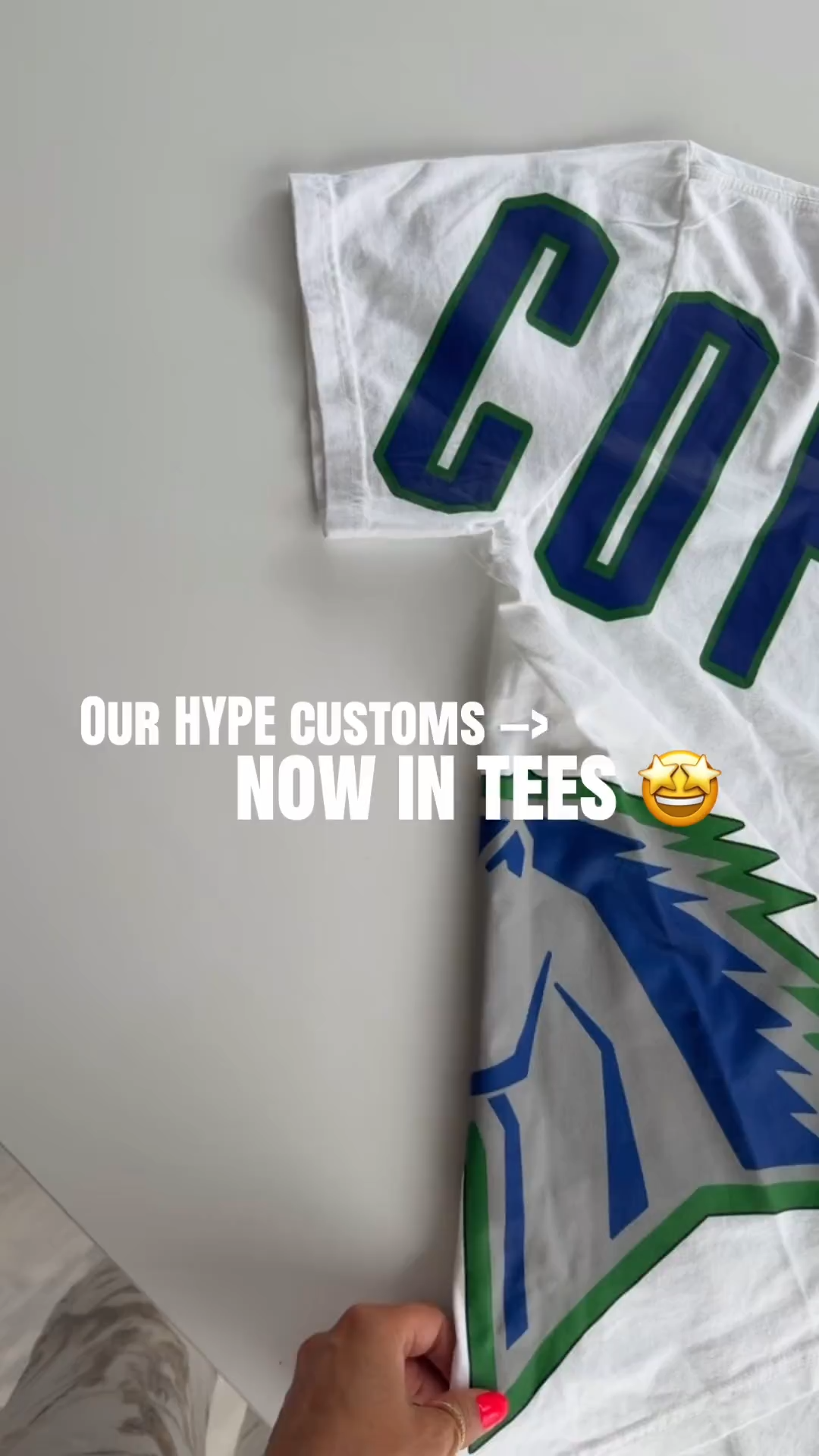 Custom Varsity Letter Side Seam Tee | Oversized Collegiate Game Day T-Shirt
