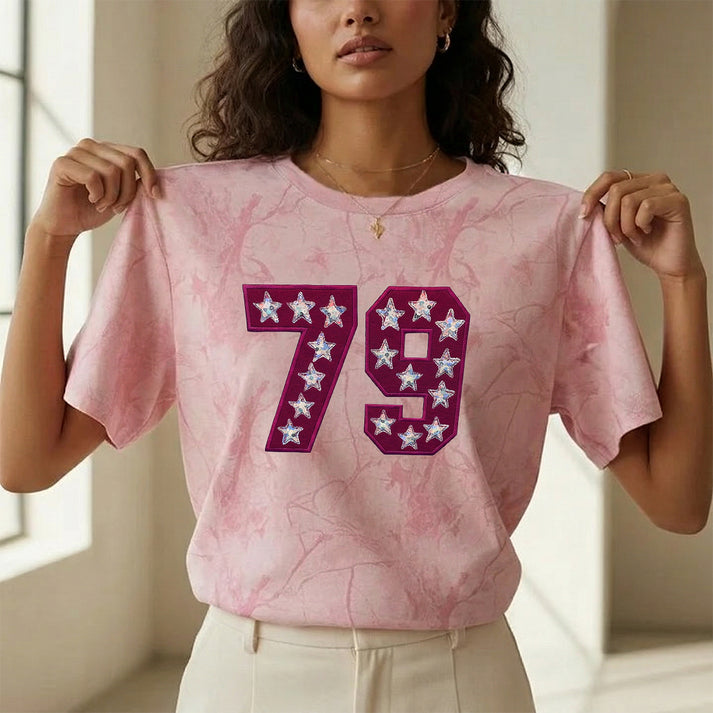 Custom Sequin Team Number & Letters Sweatshirt – Personalized Numbers Sweatshirt