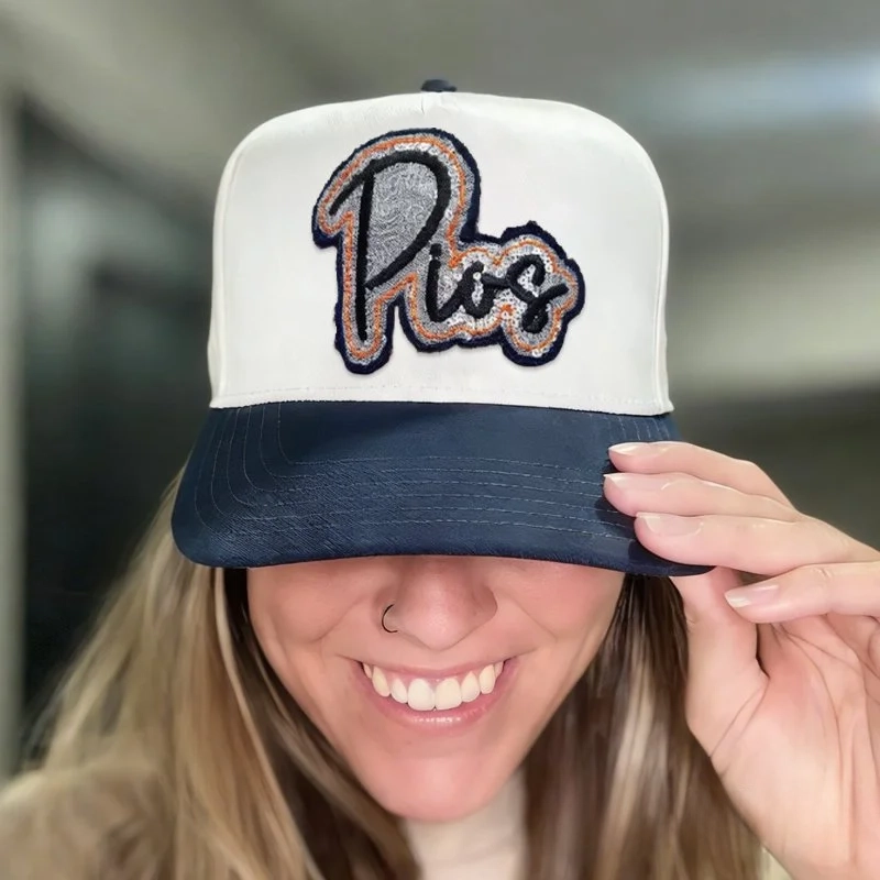 Custom Team Name Sequin Embridered Baseball Cap Sport Lover Hat
