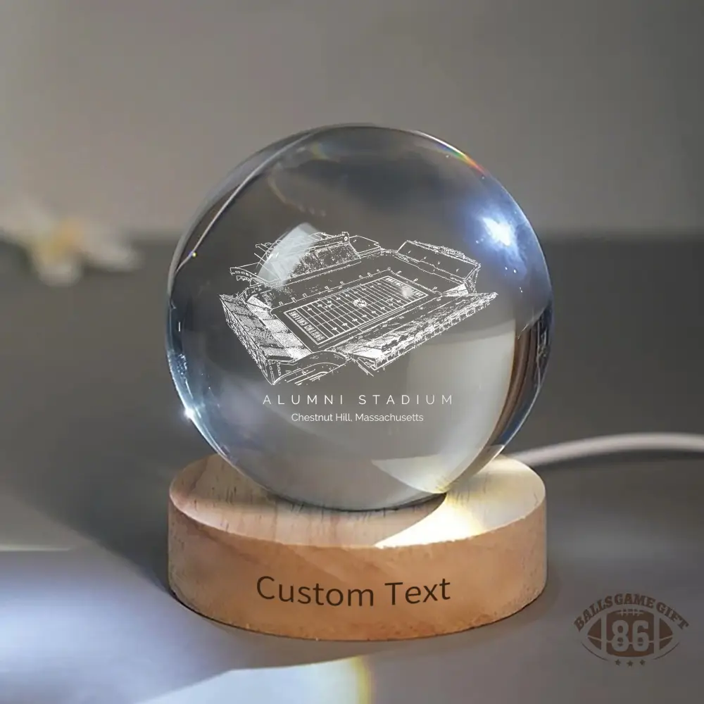 Alumni Stadium 3D Spherical Crystal Ball Lamp