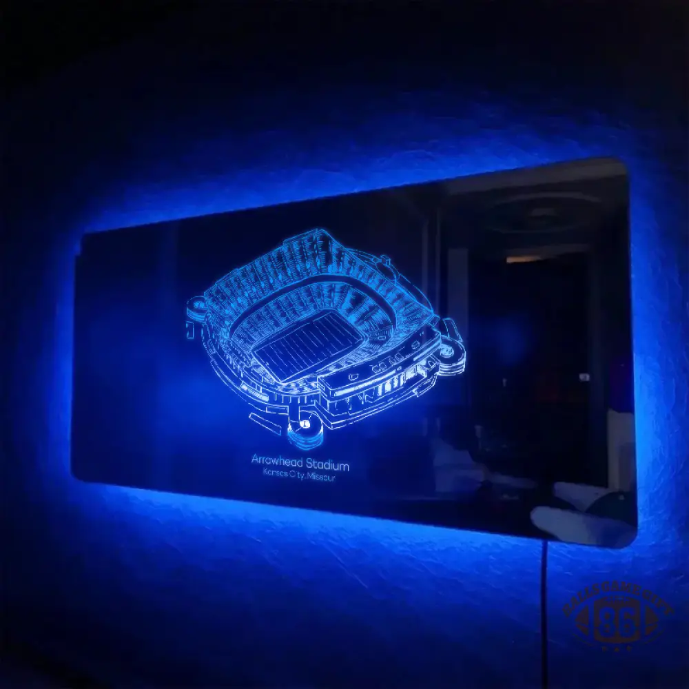 Arrowhead Stadium Mirror Light-Gifts For Sports Lovers、Kansas City Chiefs
