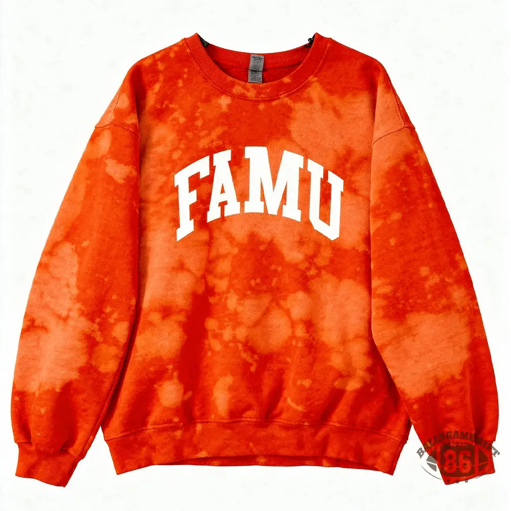 Custom State Bleached Crewneck | Premium Heat Transfer Print ✨