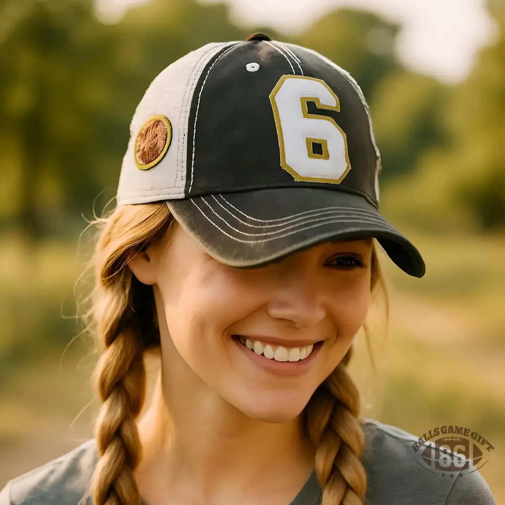 Baseball Mom Hat, Personalized Number Patch, Varsity Trucker Cap