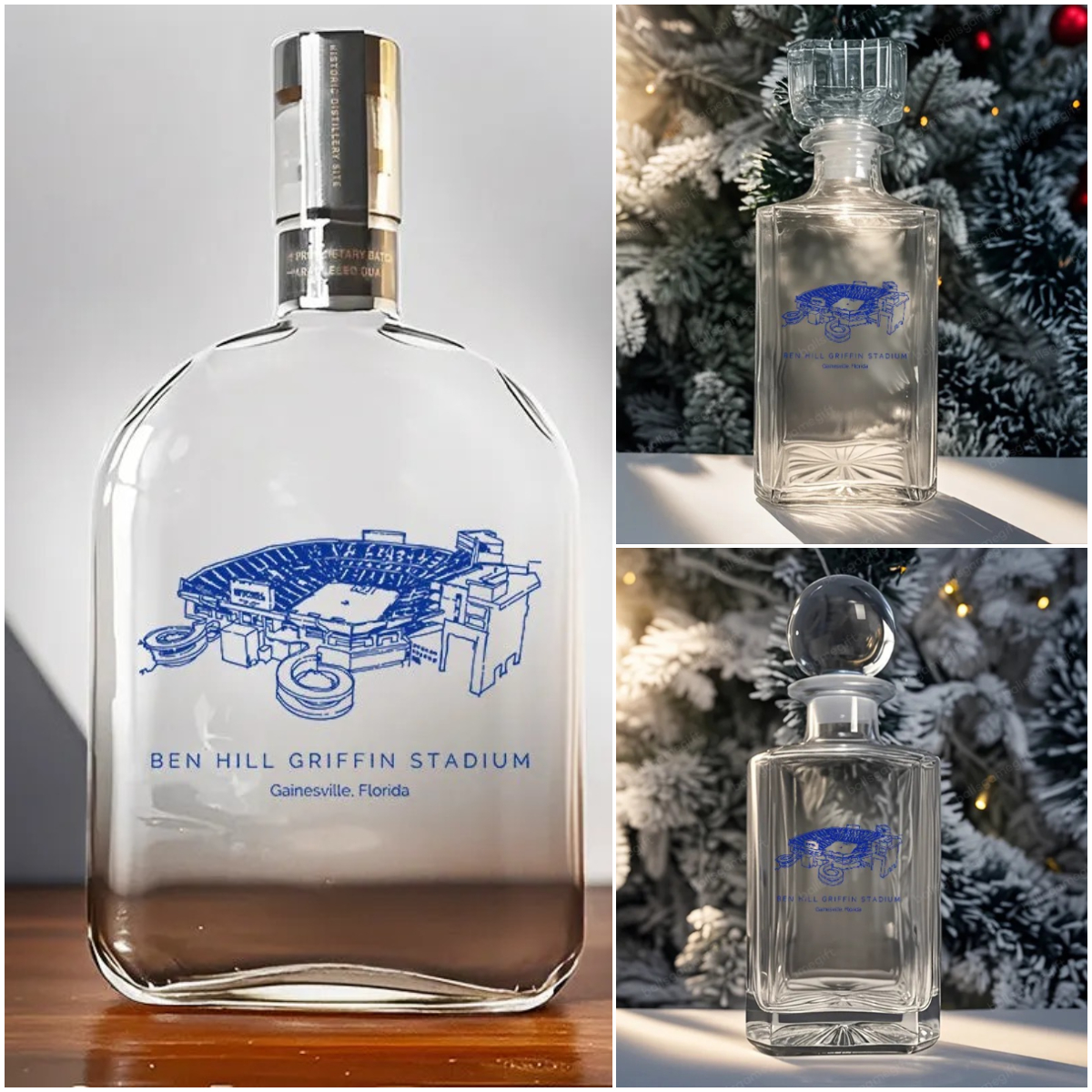 Ben Hill Griffin Stadium - Florida Gators Whiskey Bottles