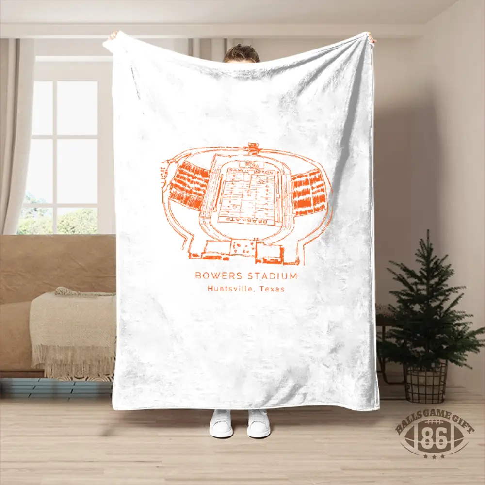 Elliott T. Bowers Stadium - Sam Houston Bearkats football,College Football Blanket