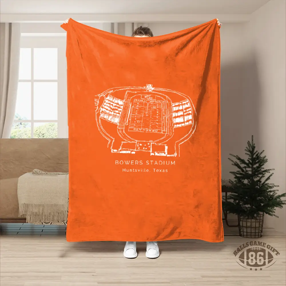Elliott T. Bowers Stadium - Sam Houston Bearkats football,College Football Blanket