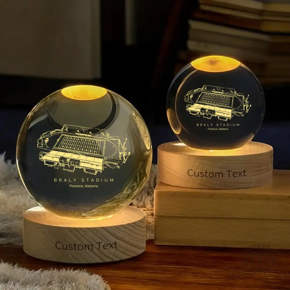Braly Stadium 3D Spherical Crystal Ball Lamp