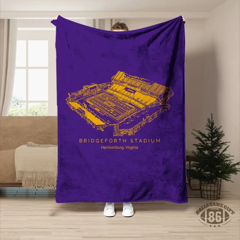 Bridgeforth Stadium - James Madison Dukes football,College Football Blanket