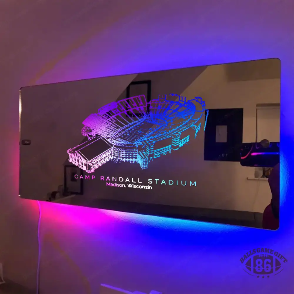 Camp Randall Stadium Mirror Light-Gifts For Sports Lovers