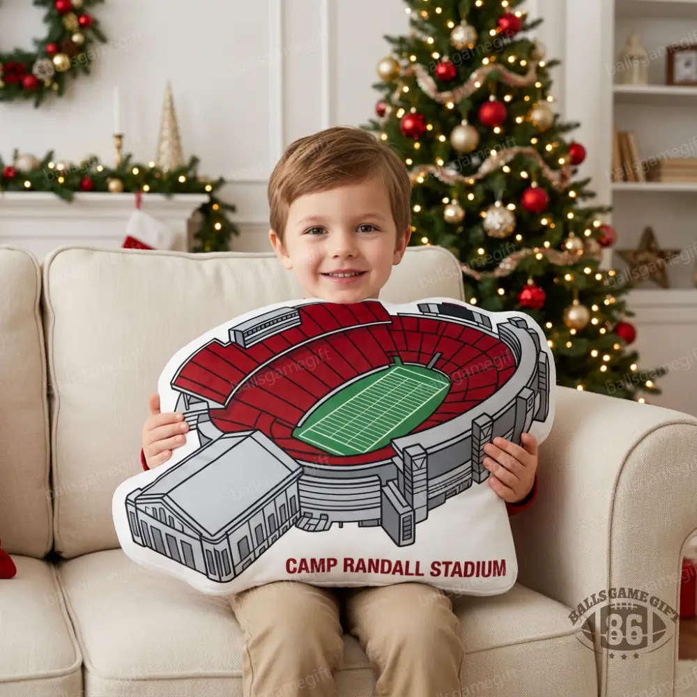 Camp Randall Stadium Plush Pillow