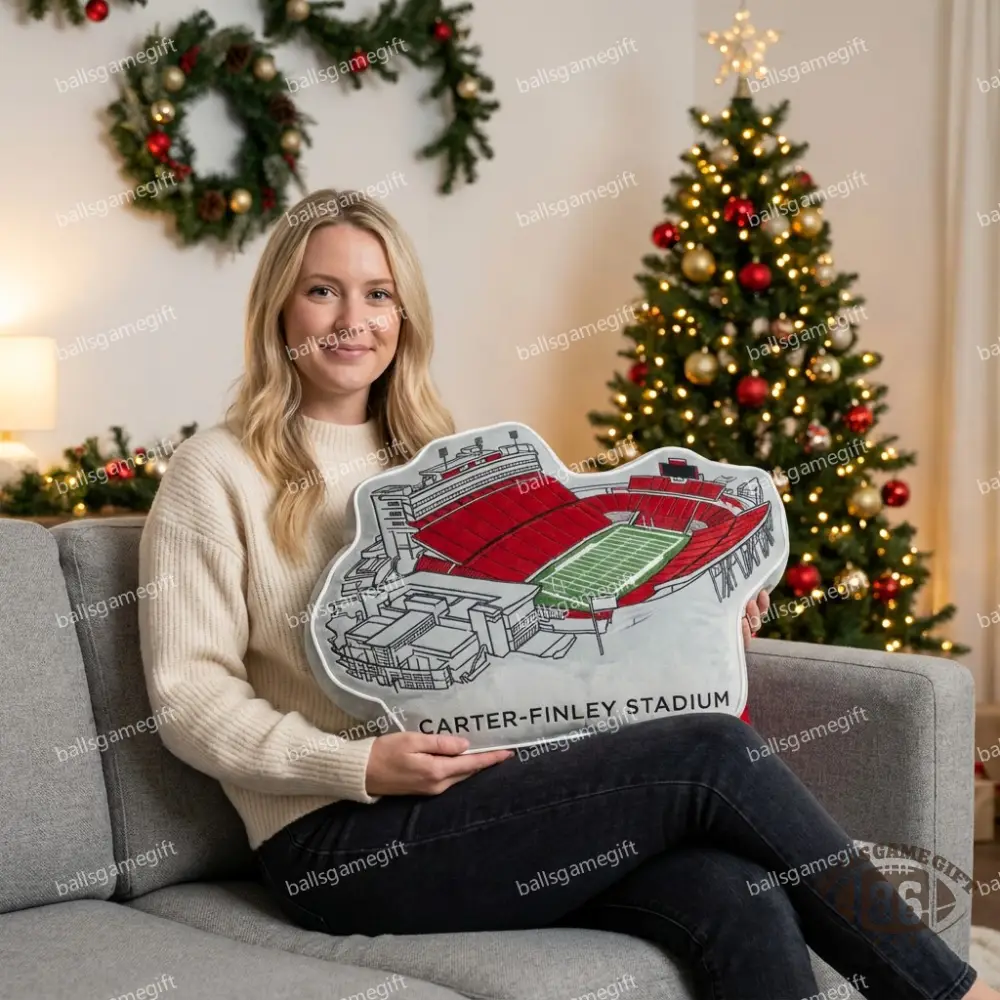 Carter-Finley Stadium Plush Pillow