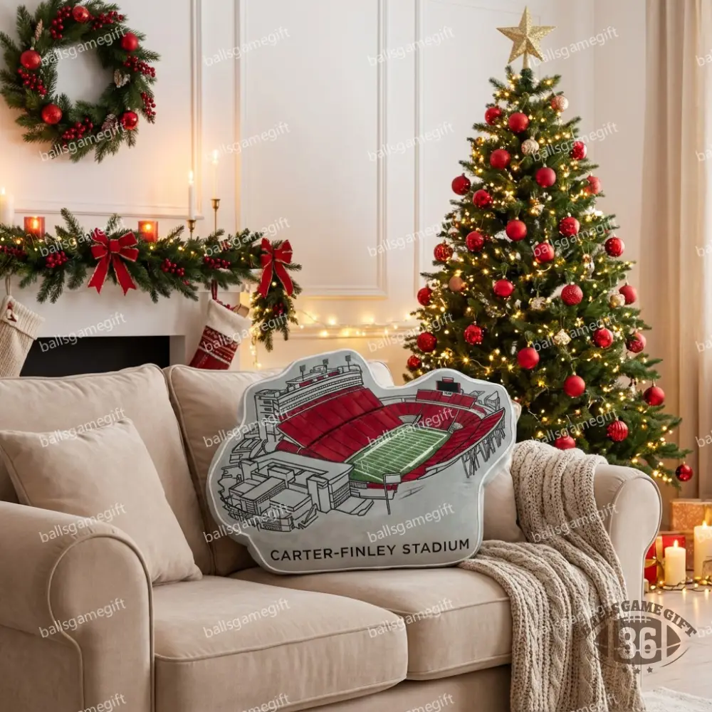 Carter-Finley Stadium Plush Pillow