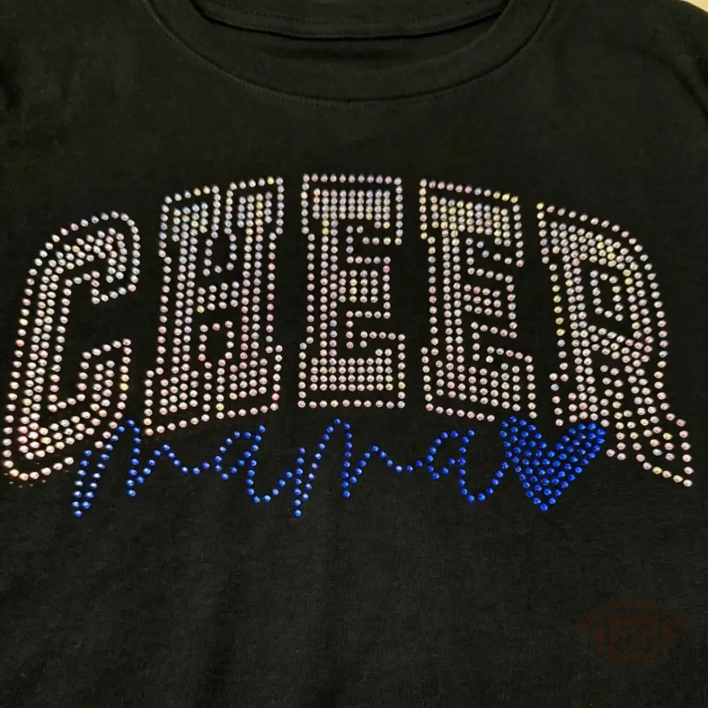 Cheer Mama Bling T-Shirt, Rhinestone Embellished Tee