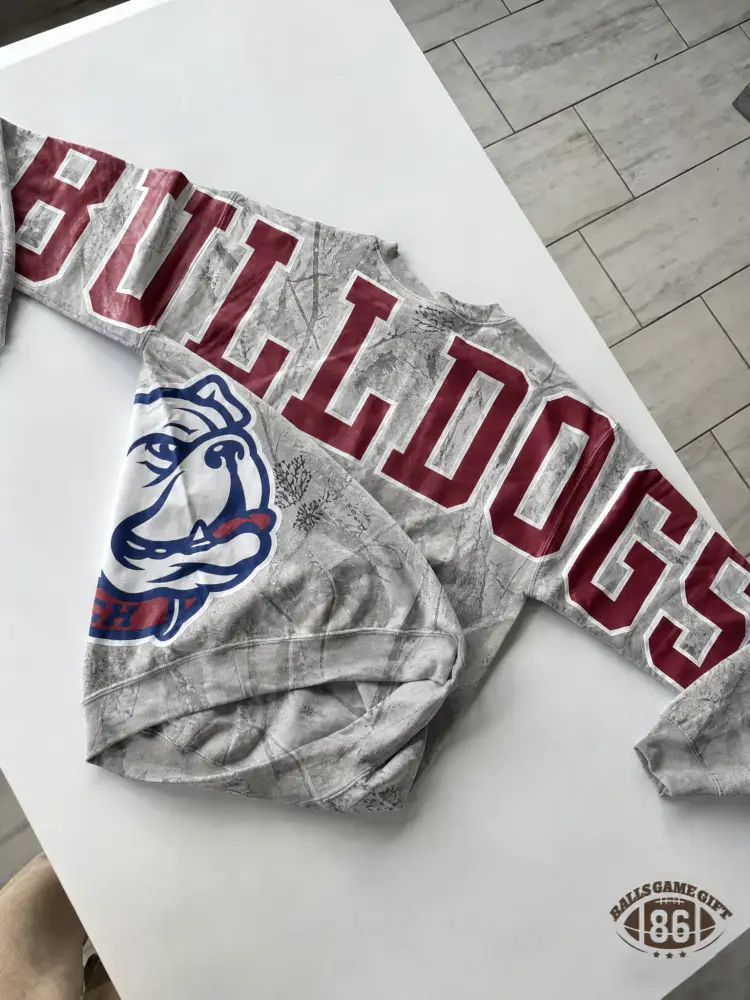 [Copy]Retro Varsity Crewneck Sweatshirt, Vintage School Spirit Pullover, Oversized Casual Top