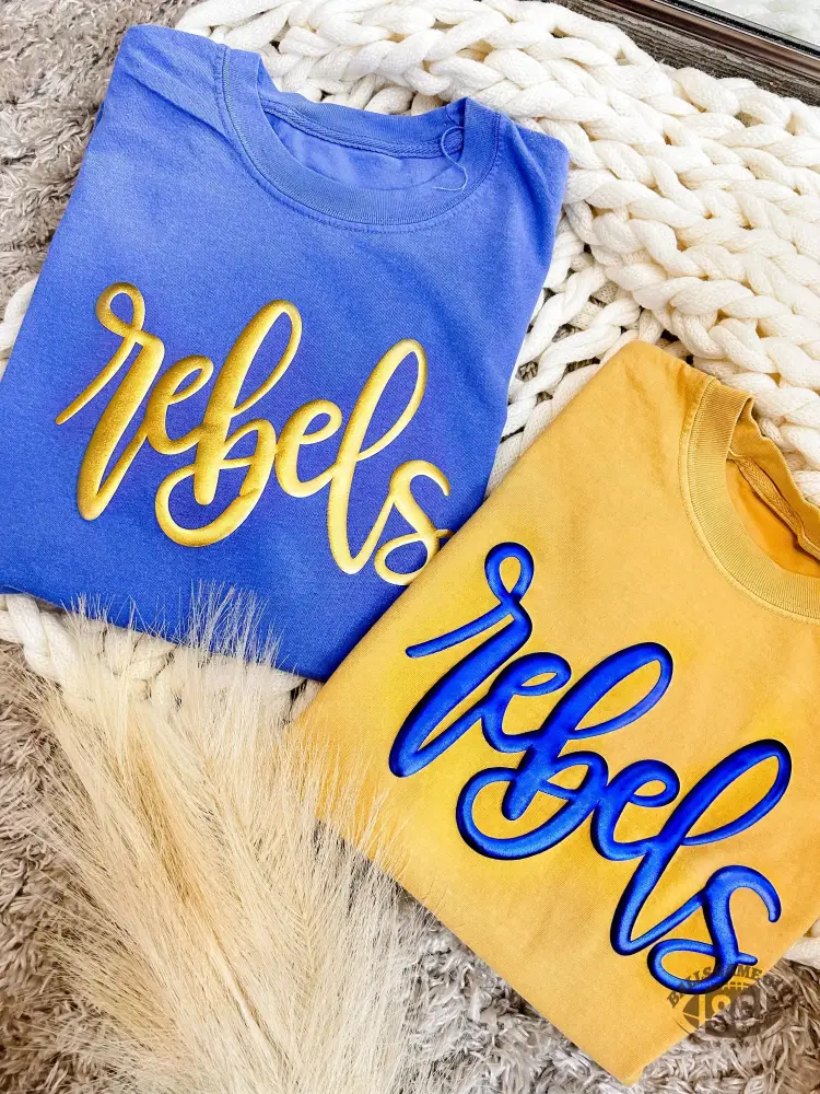 Custom American‑Style Rebels Graphic Tee, Fan Daily Outfit