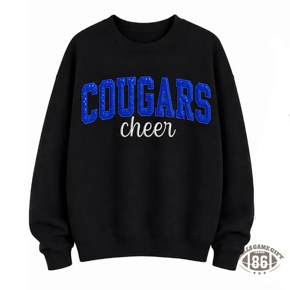  Custom Back Name Rhinestone Cheer Bow Crewneck