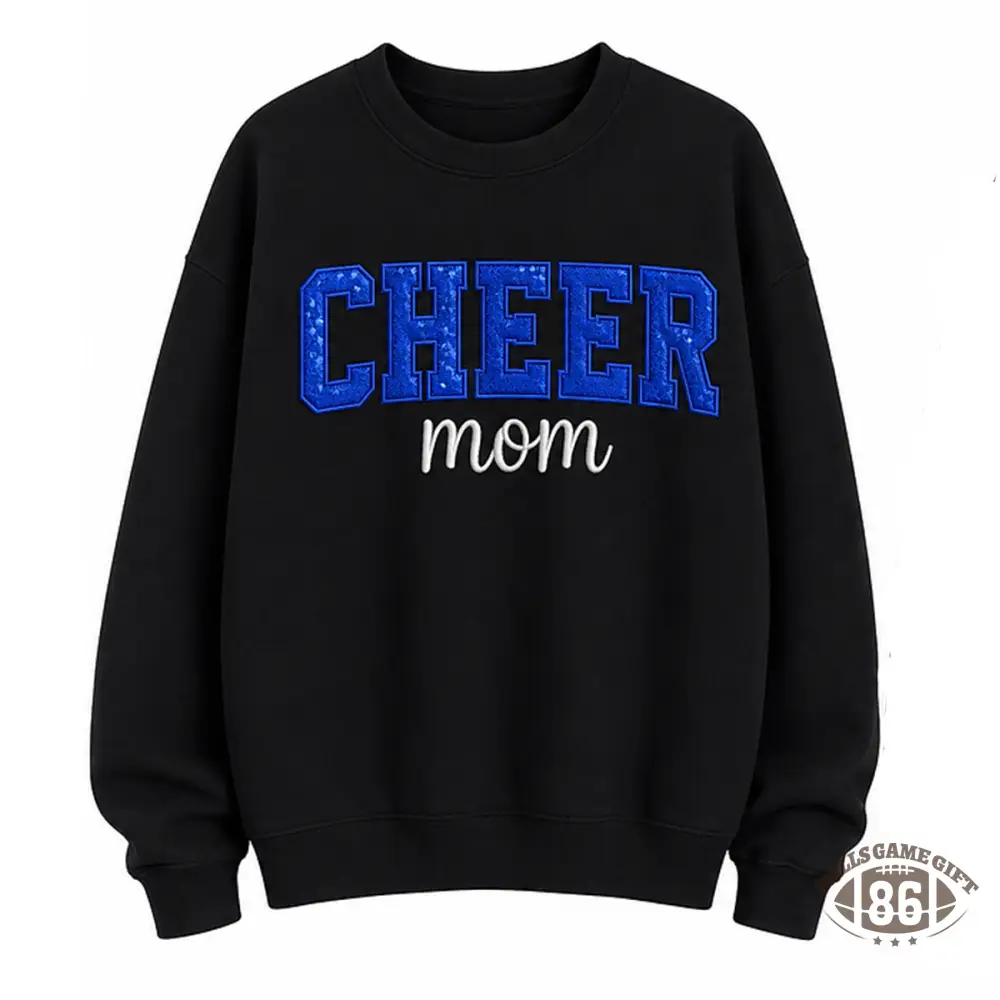  Custom Back Name Rhinestone Cheer Bow Crewneck