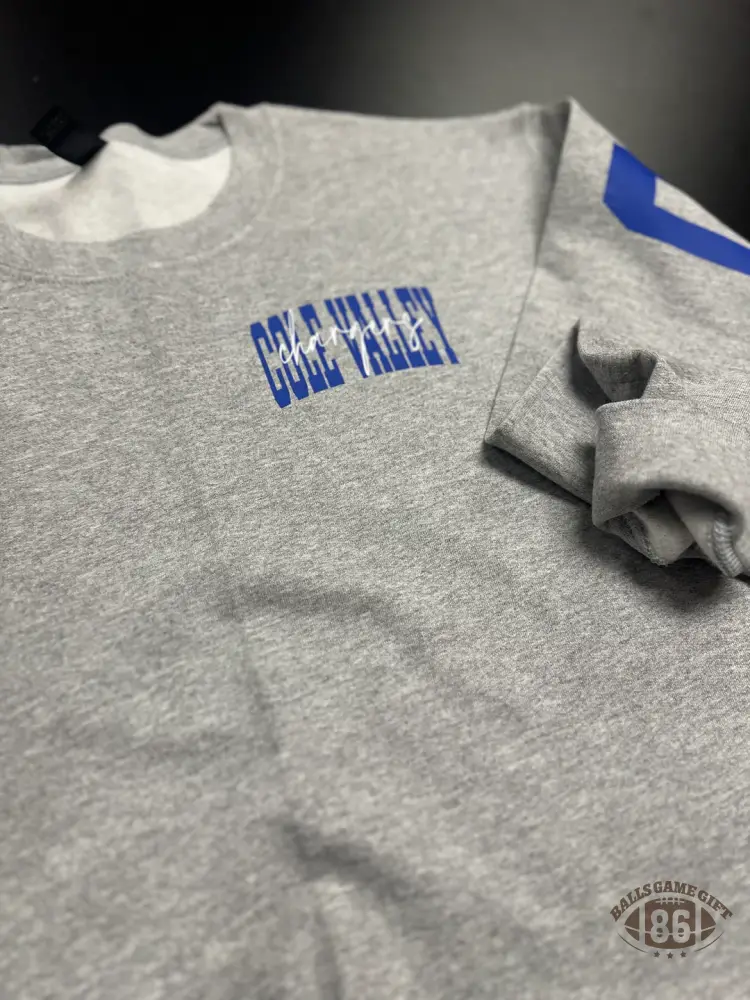 Custom Big Back Sweatshirt with Cursive Center Name