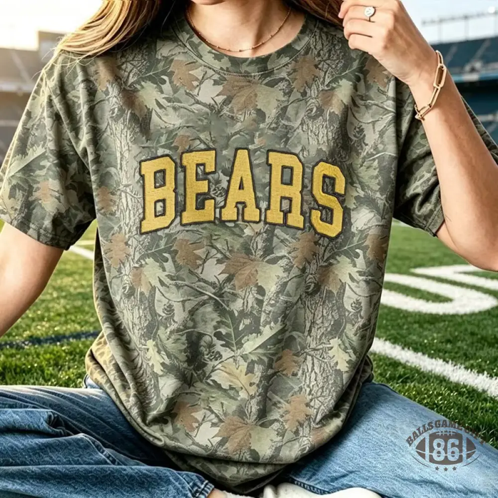 Custom Camo Embroidered Team Name Sweatshirt Leopard T-shirt 