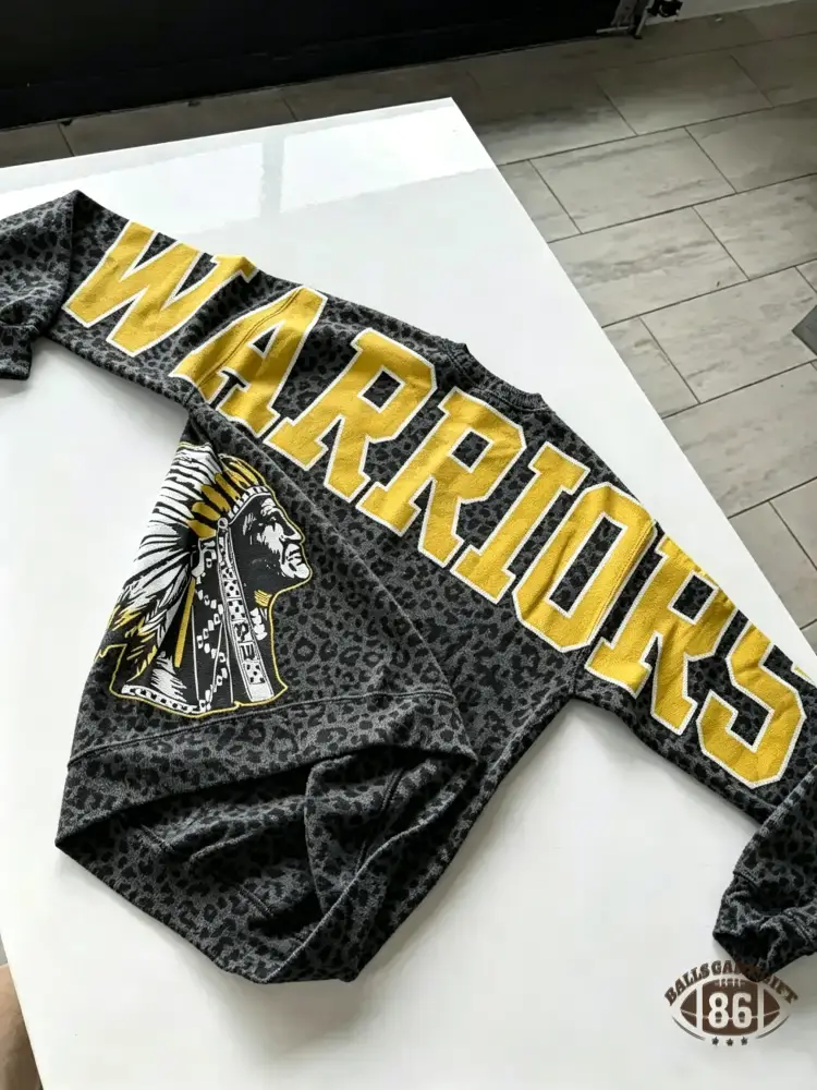 [Copy]Retro Varsity Crewneck Sweatshirt, Vintage School Spirit Pullover, Oversized Casual Top