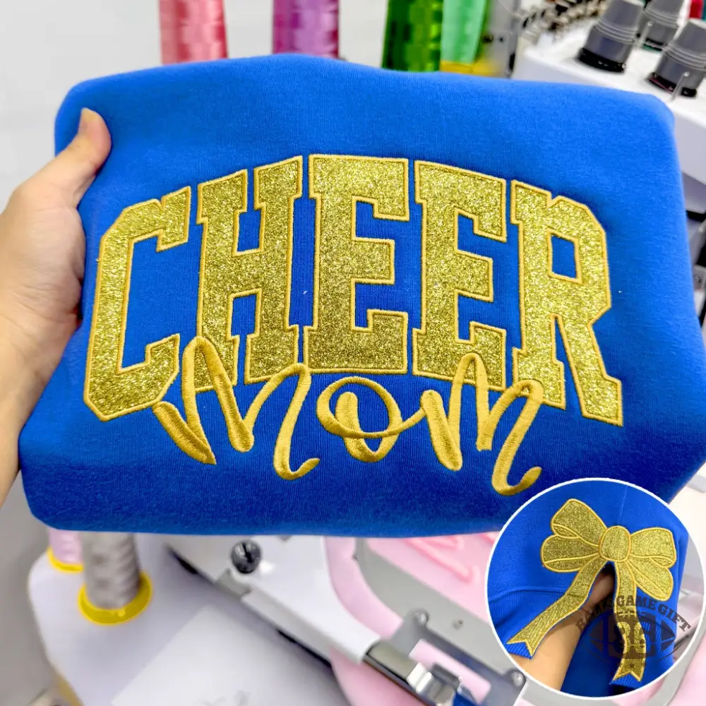 Custom Cheer Mom Crewneck Sweatshirt for Game Day