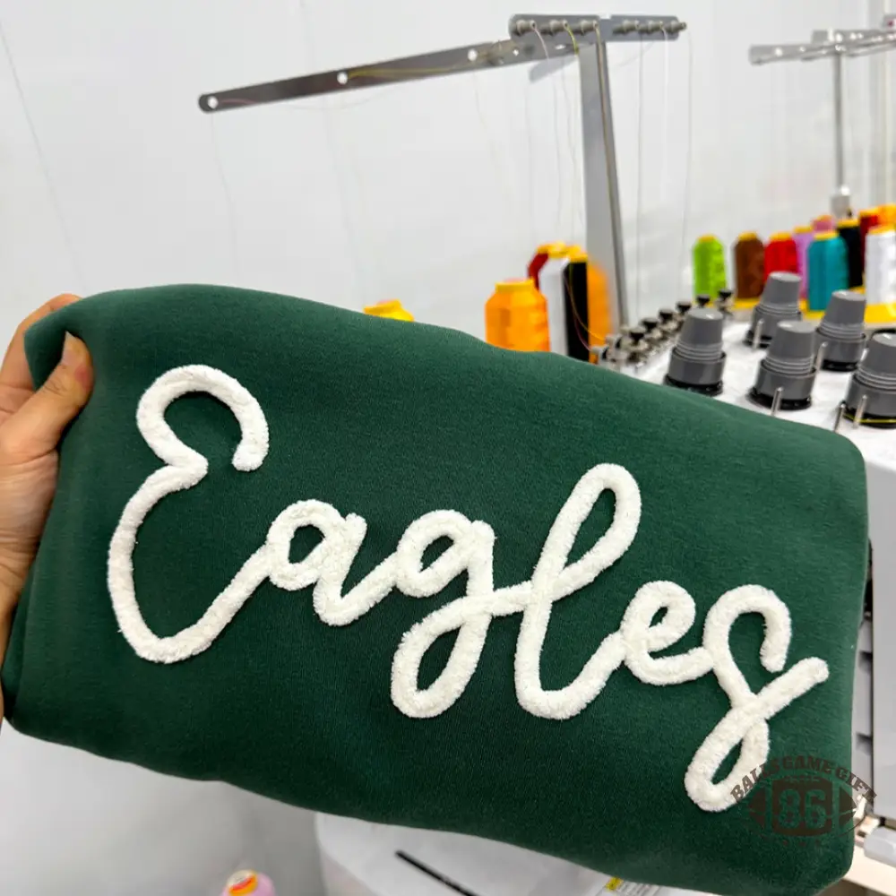 Custom Chenille Embroidery Team Sweatshirt, Spirit Wear