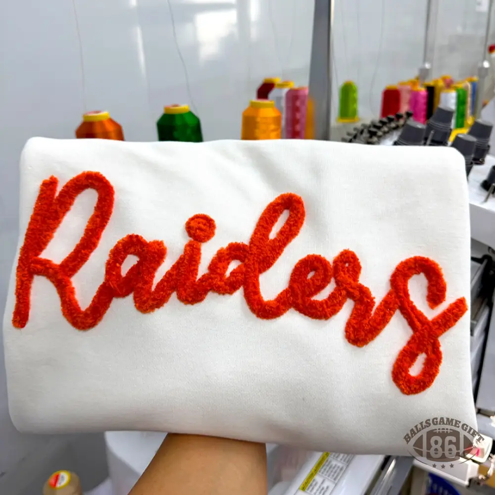 Custom Chenille Embroidery Team Sweatshirt, Spirit Wear