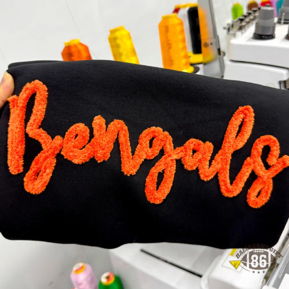 Custom Chenille Embroidery Team Sweatshirt, Spirit Wear