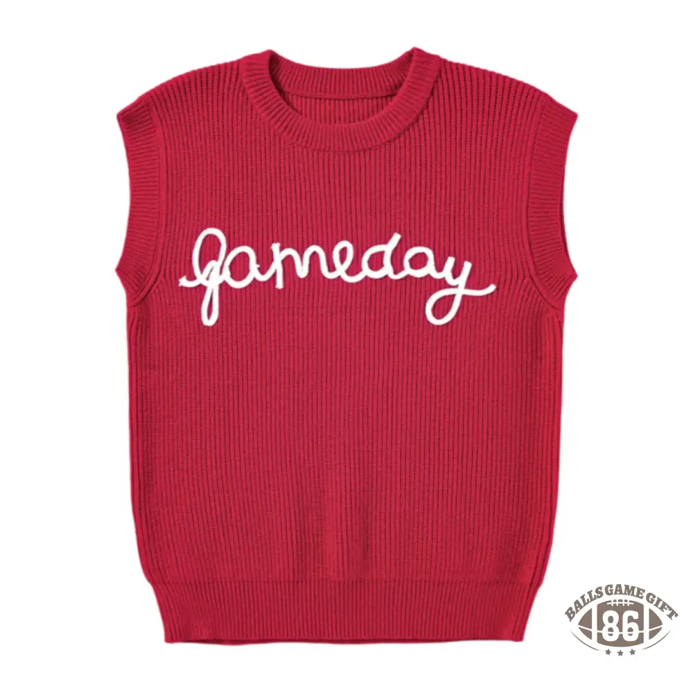 Custom Chenille Game Day  Sweater, Lightweight Game Day Spirit Top