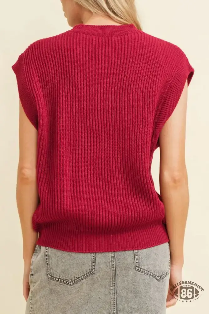 Custom Chenille Game Day  Sweater, Lightweight Game Day Spirit Top