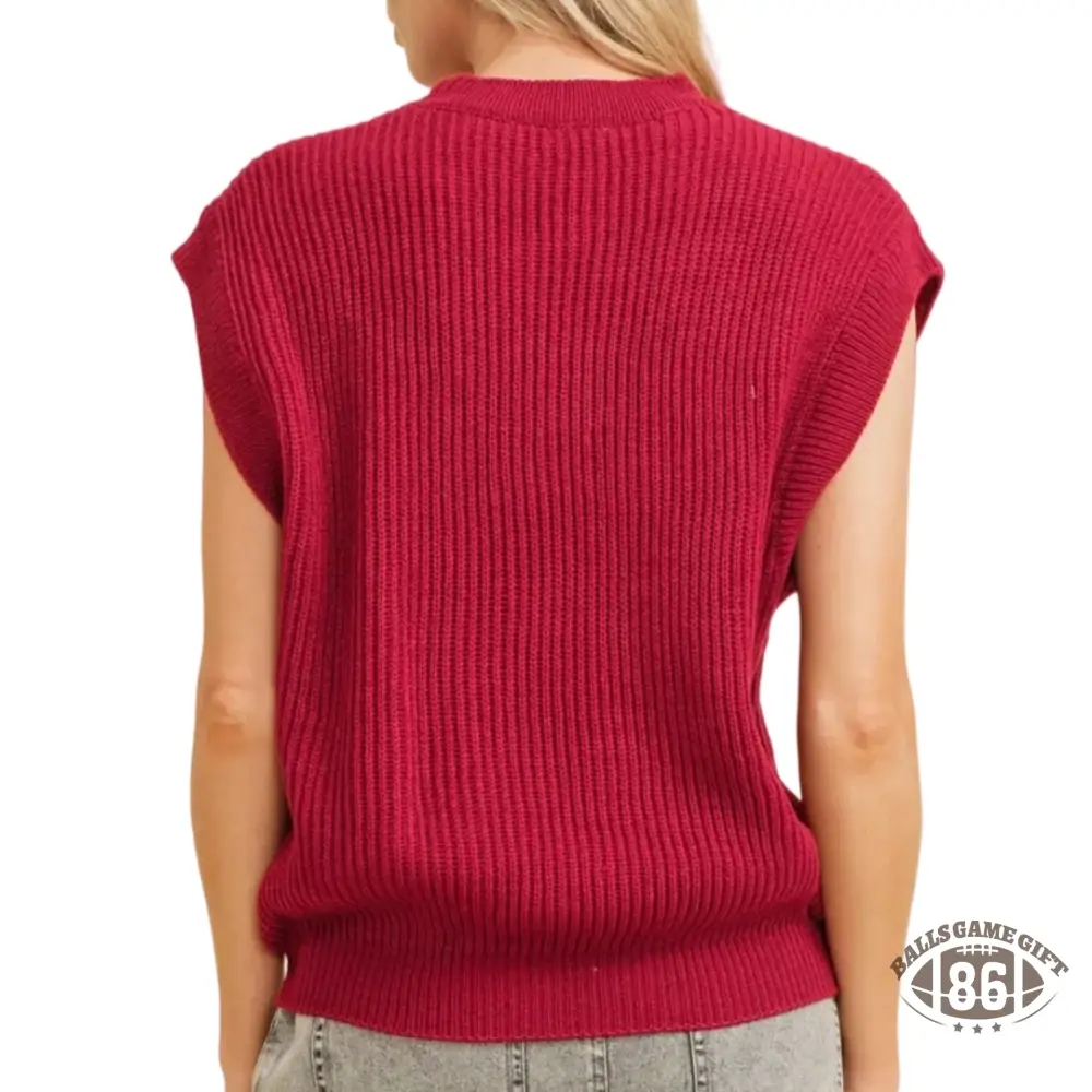 Custom Chenille Game Day  Sweater, Lightweight Game Day Spirit Top