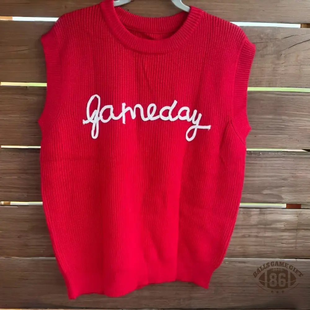 Custom Chenille Game Day  Sweater, Lightweight Game Day Spirit Top