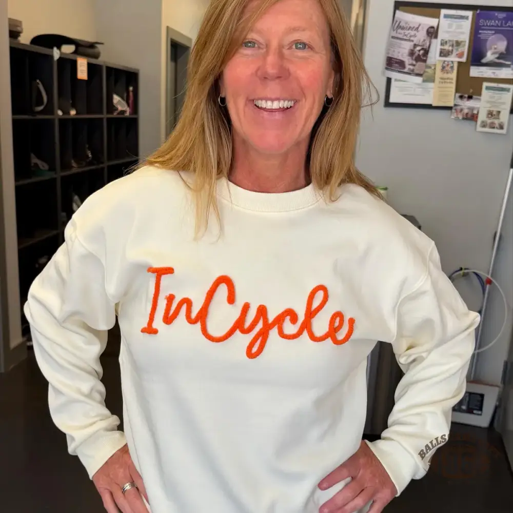 Custom Chenille Lettering Team Name Sweatshirt, Embossed Mascot Sweatshirt