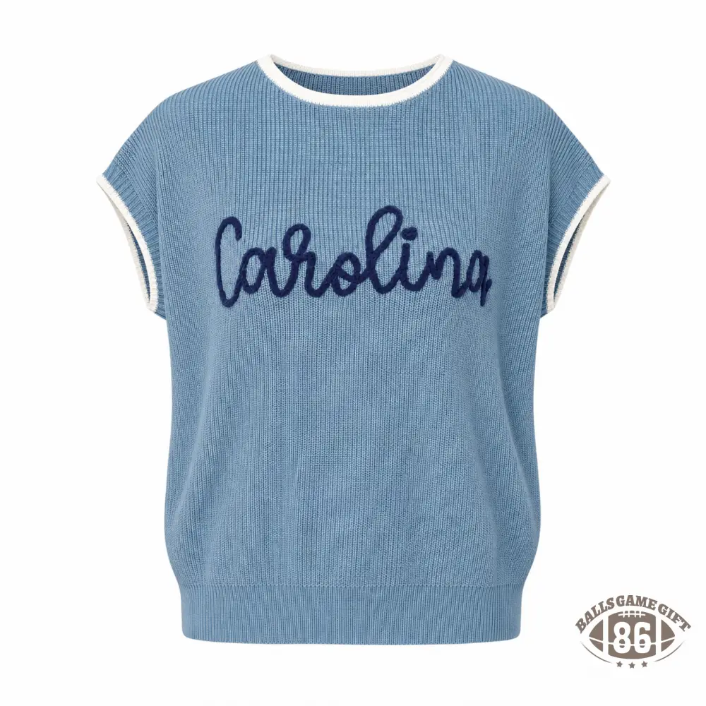 Custom Chenille Name Sweater, Lightweight Game Day Spirit Top, Personalized Gift