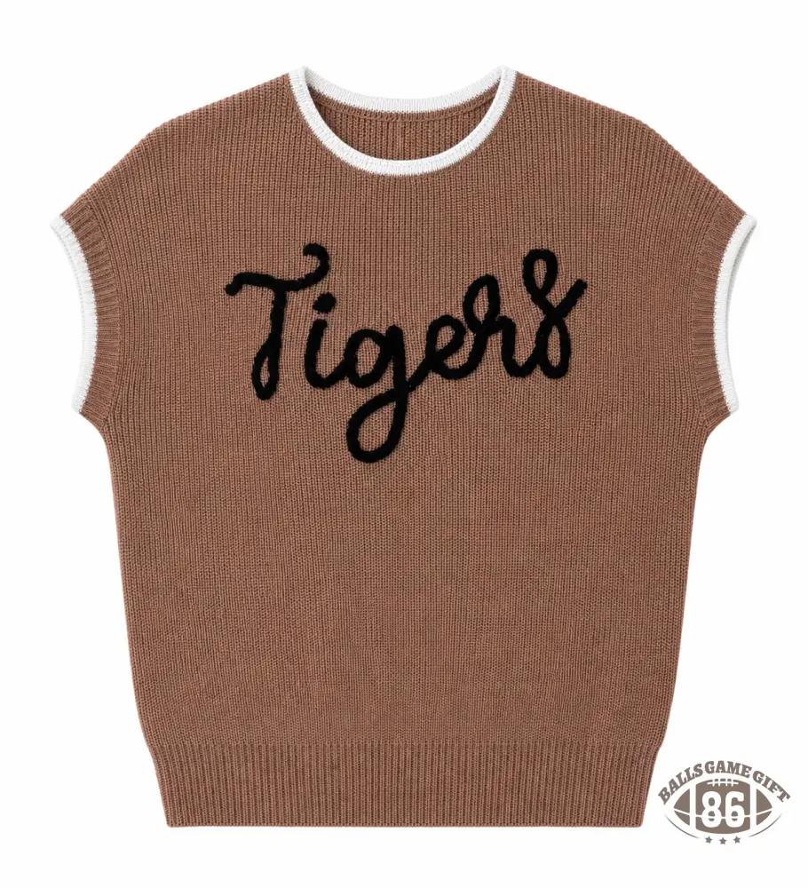 Custom Chenille Name Sweater, Lightweight Game Day Spirit Top, Personalized Gift
