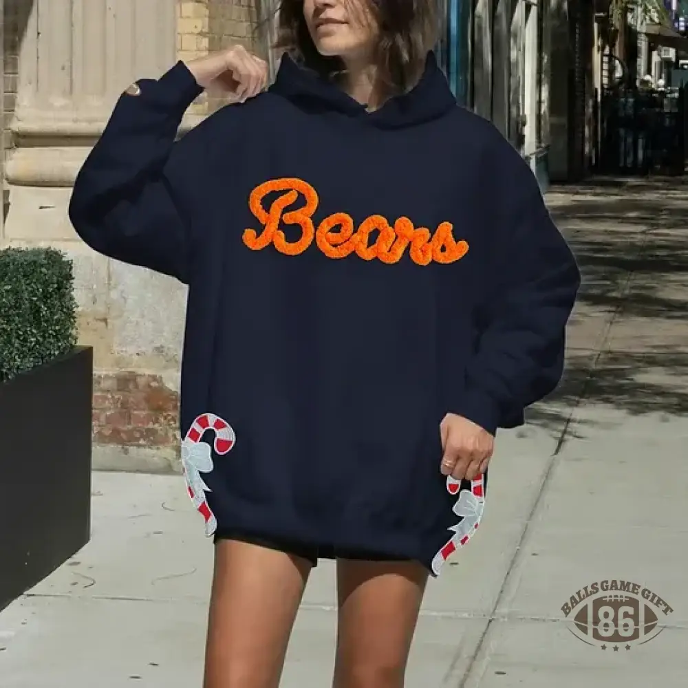 Custom Chenille Team Sweatshirt with Bow – Cozy Style & Fan Spirit 