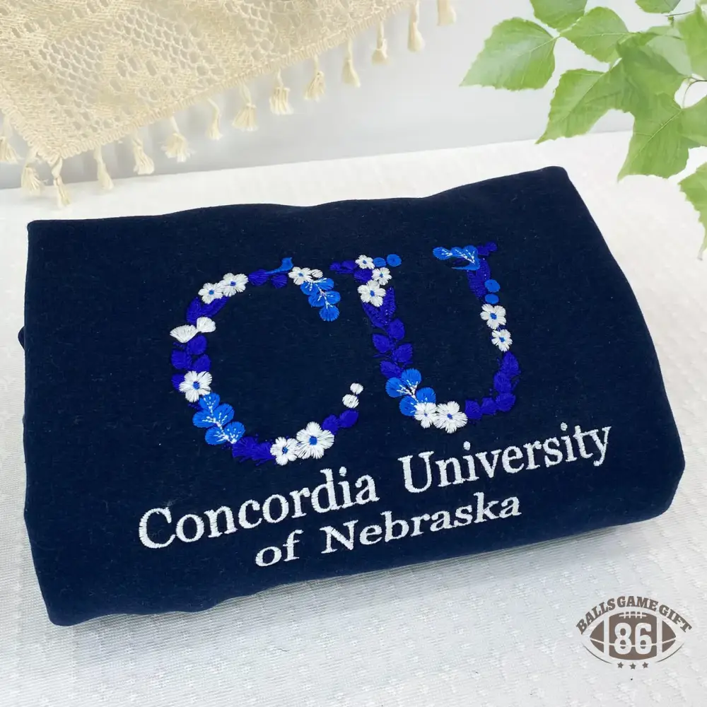 [Copy]Custom School Name Embroidered Crewneck | College Style Game Day Pullover | School Spirit Gift