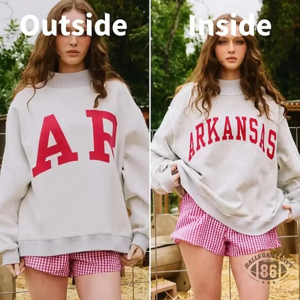 Custom College Team Game Day Oversized  Reversible Mockneck