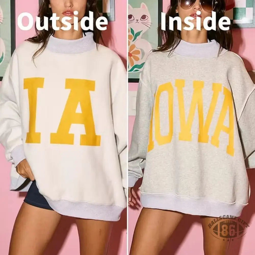 Custom College Team Game Day Oversized  Reversible Mockneck