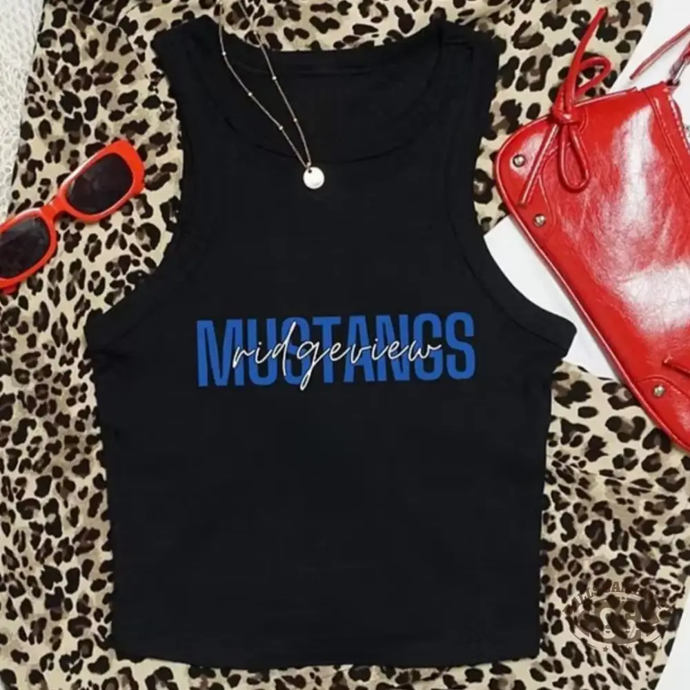 Custom College Team Tank Top – Personalized Game Day Spirit Shirt, Retro Chic Athletic Top
