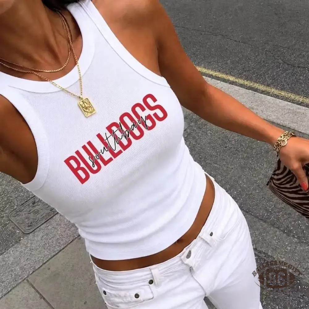 Custom College Team Tank Top – Personalized Game Day Spirit Shirt, Retro Chic Athletic Top