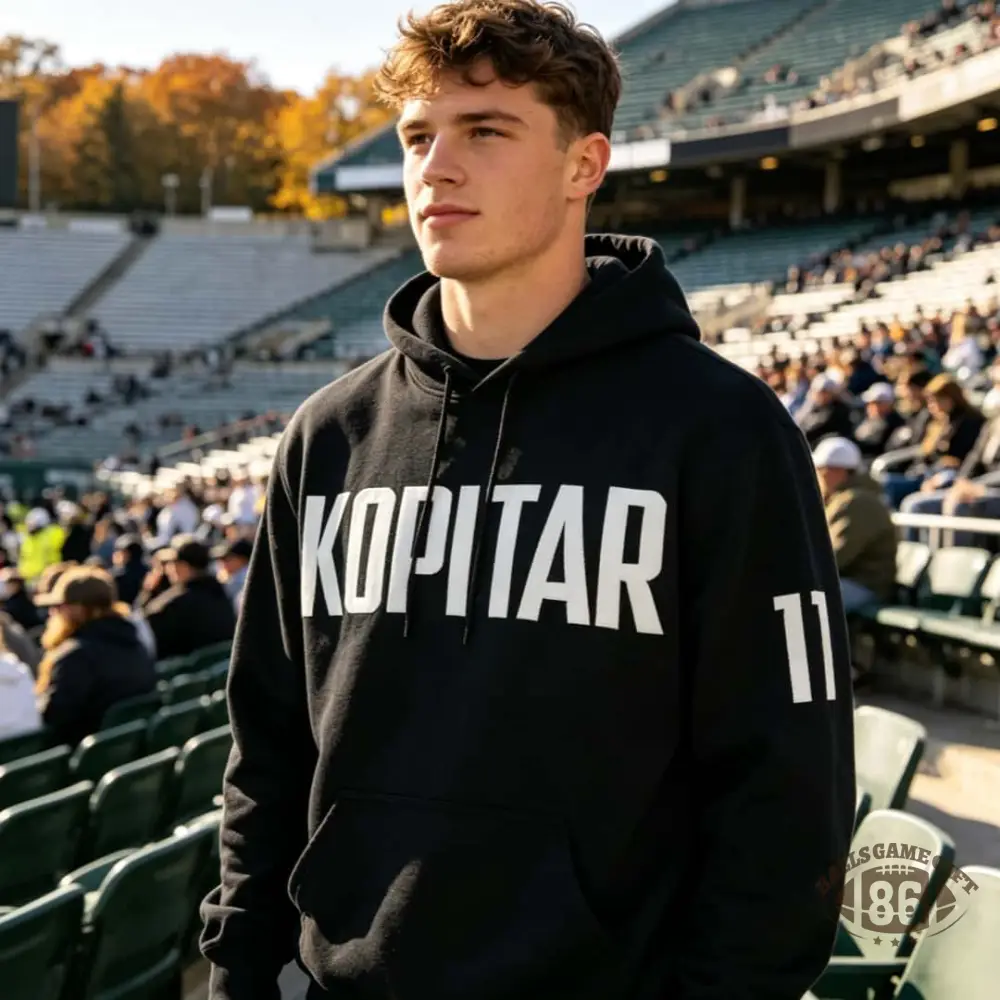 Custom Denim Team Name Player Number Patchwork Sweatshirt