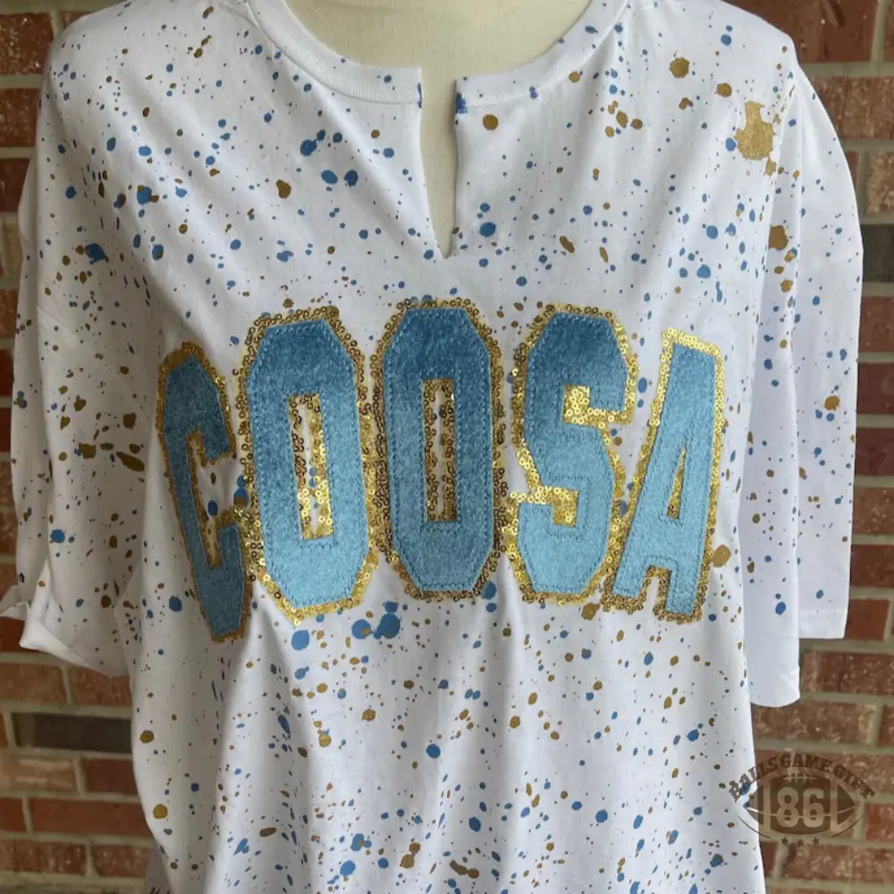 Custom Dot Mascot Sweatshirt – Sequin Embroidered Team Name Spirit Shirt ✨