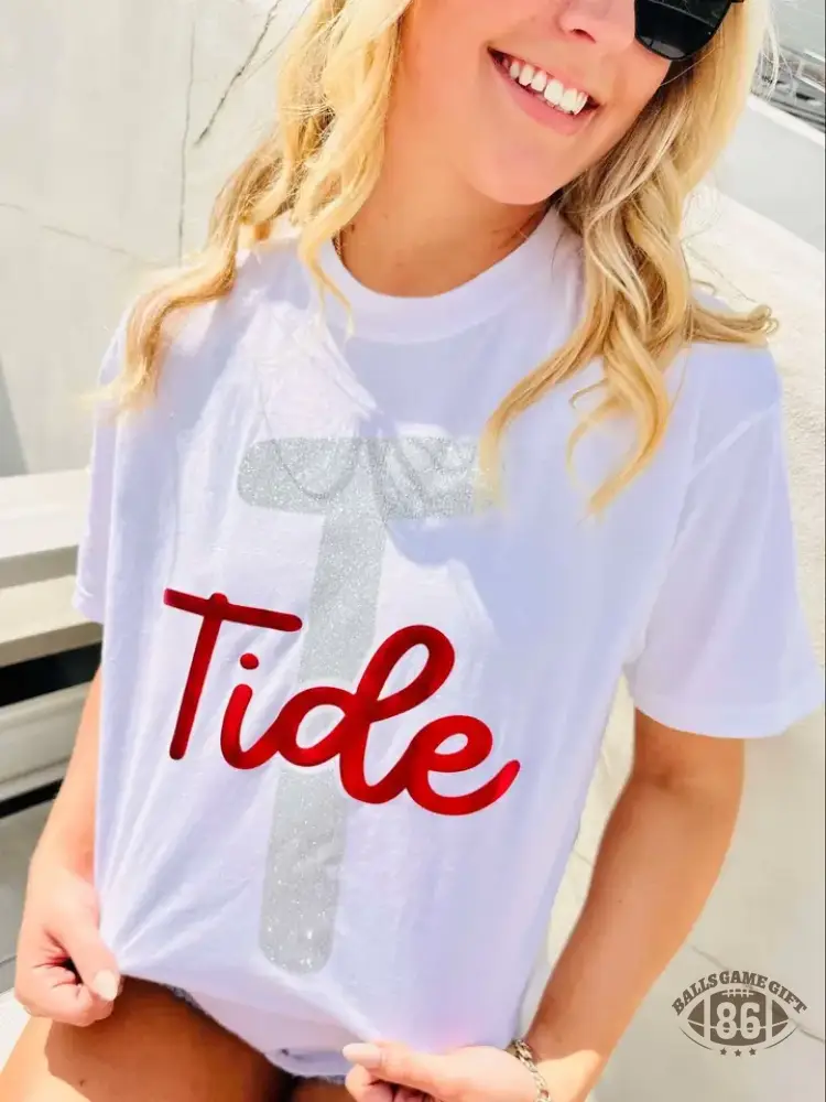 Custom Double Font Puff Glitter Graphic Tee