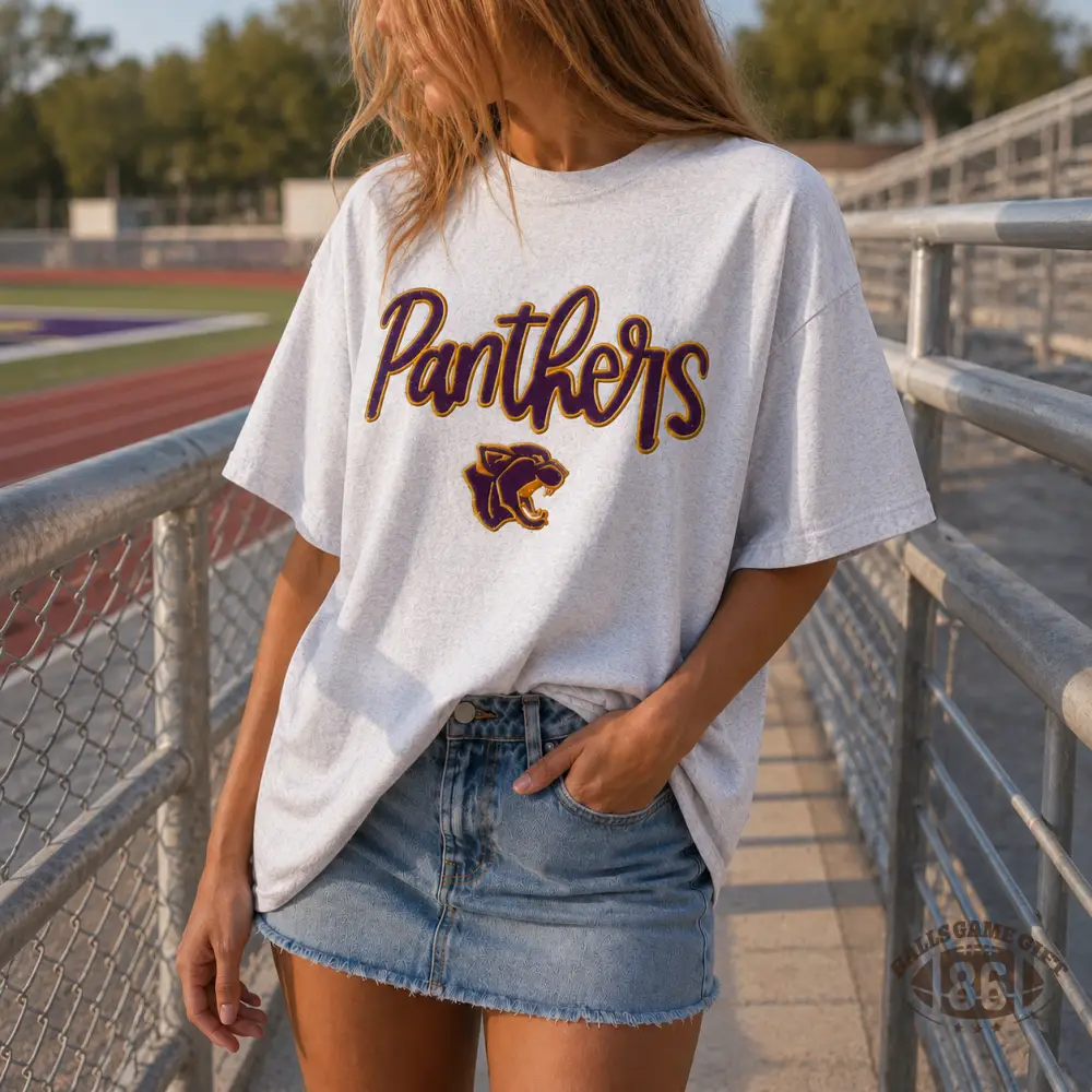 Custom Embroidered Glitter High School Sports Team Embroidered Sweatshirt 