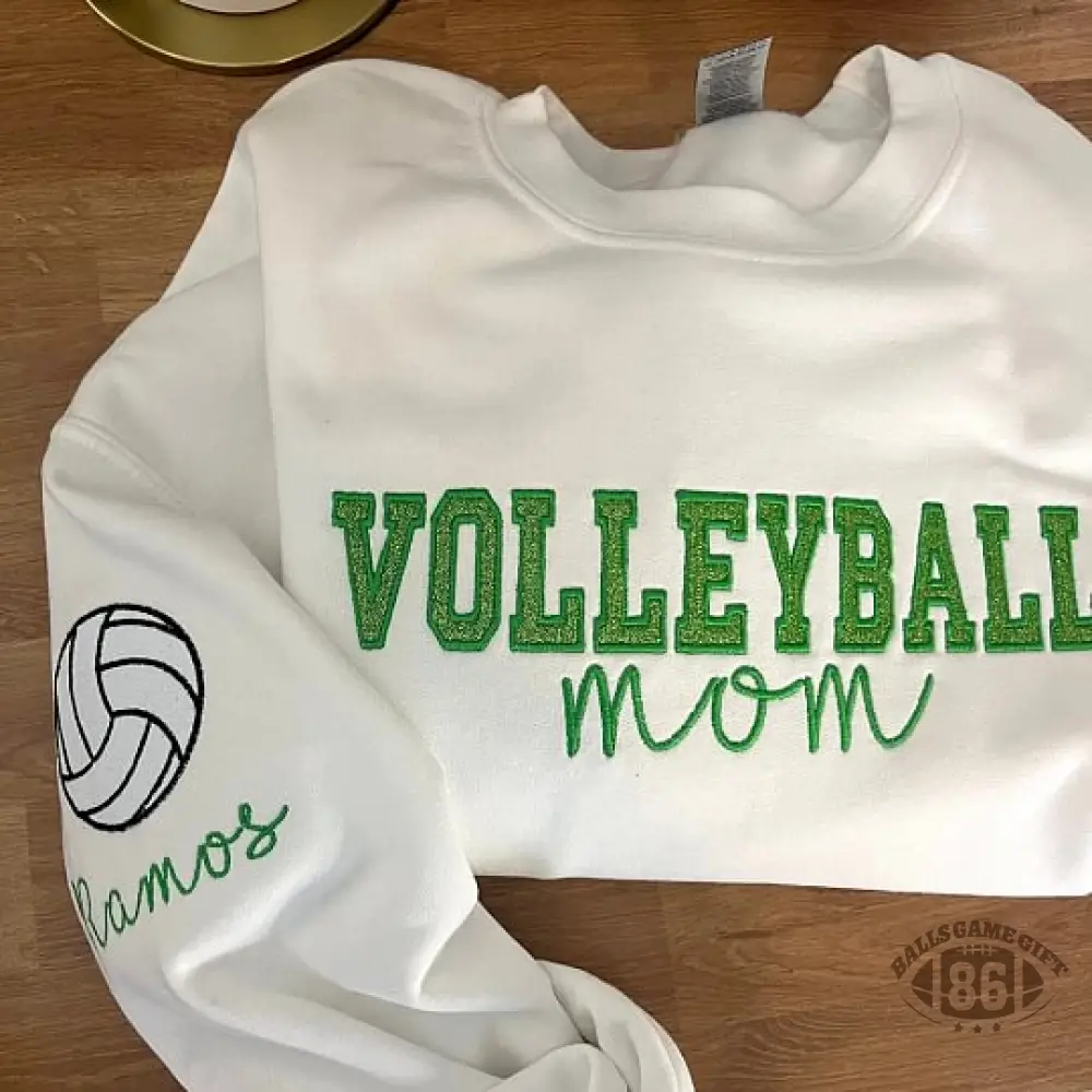 Custom Embroidered Sport Football Mom Game Day Sweatshirt
