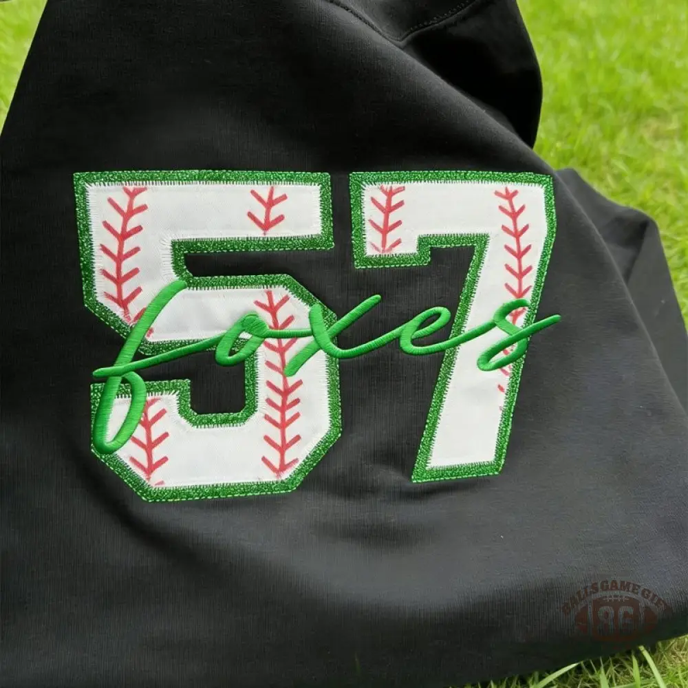 Proudstitch Custom Embroidered Sport Number Team Spirit Sweatshirt Personalized Team Apparels