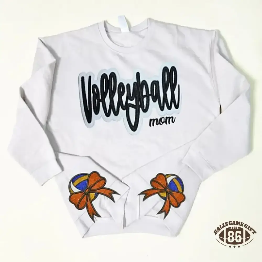 Custom Sport Mama Team Mascot  Bow Game Day Sweatshirt